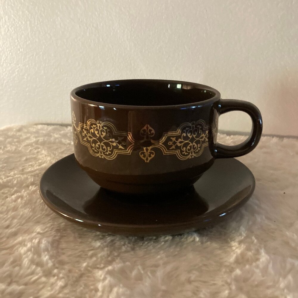 California Pantry Oversized Coffee/Soup Bowl w/Saucer